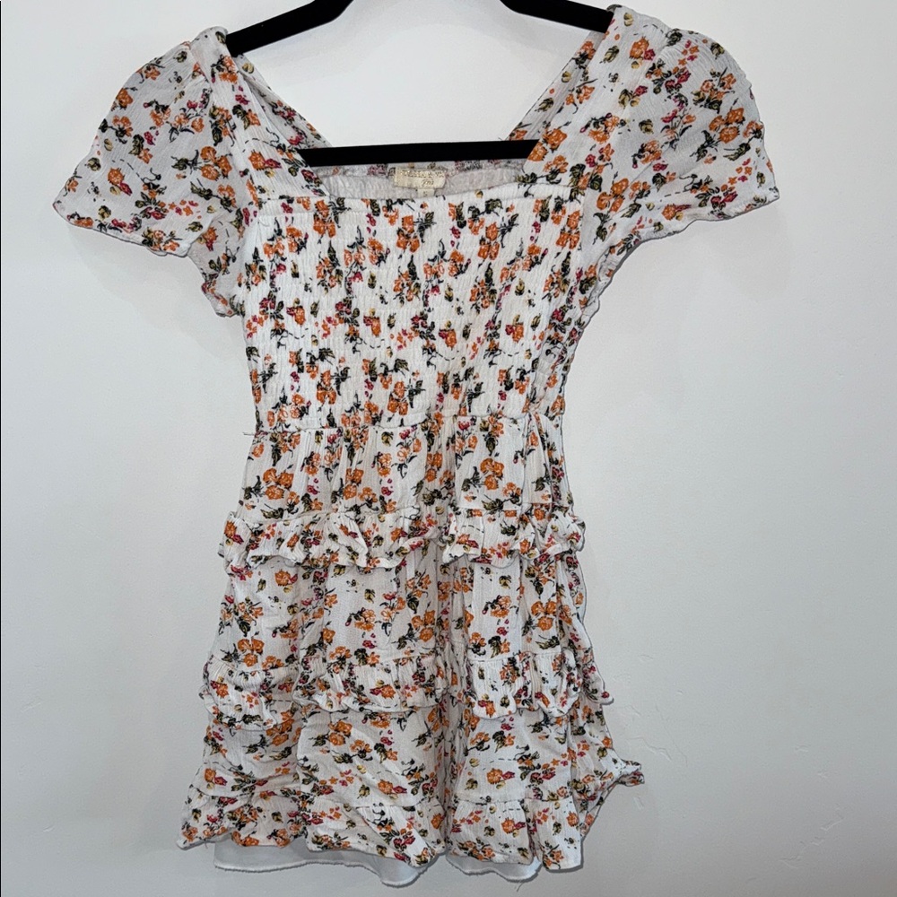 Floral Ruffle Dress